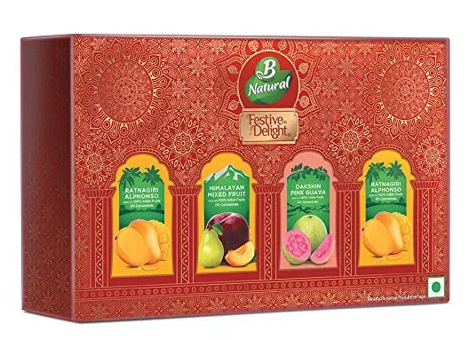 B Natural Juice Diwali Festive Pack (4 X 300 ml) PET Juice