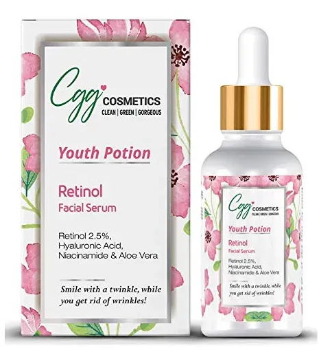 CGG Cosmetics Retinol 2.5%, Hyaluronic Acid
