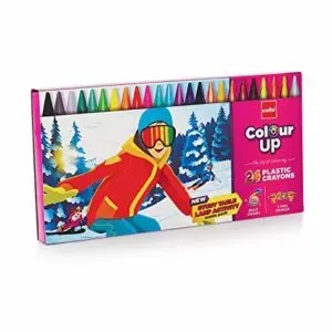 Cello ColourUp Plastic Crayon Pack of 24 Rs 90 amazon dealnloot