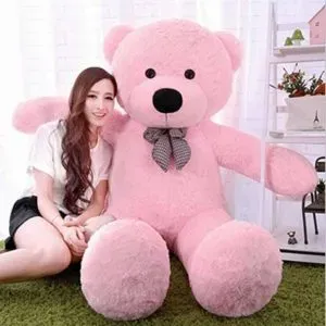 Click4deal Soft Teddy Bear Pink 5 Feet Rs 699 amazon dealnloot
