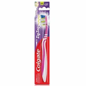 Colgate ZigZag Medium Bristle Toothbrush Color May Rs 9 amazon dealnloot