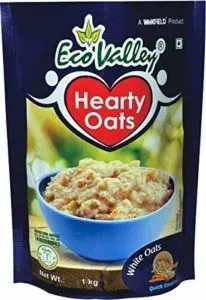Eco Valley Hearty White Oats 1kg Rs 97 amazon dealnloot