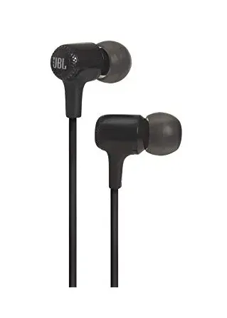 JBL E15 in-Ear Headphones with Mic (Black)