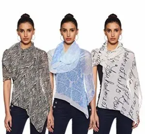 Krave Women s Synthetic Scarf Pack of Rs 174 amazon dealnloot