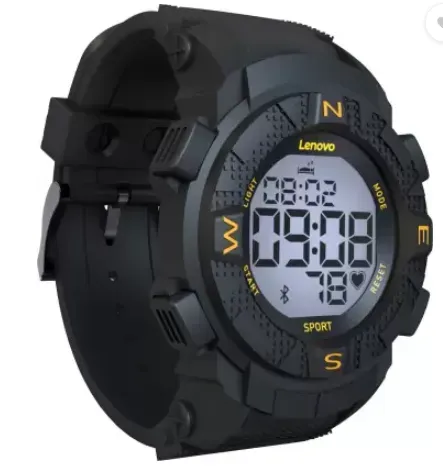 Lenovo Ego Black Smartwatch  (Black Strap Regular)