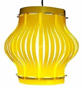 Lexton DPL 20 Matki Stripped Lampshade Yellow Rs 55 amazon dealnloot
