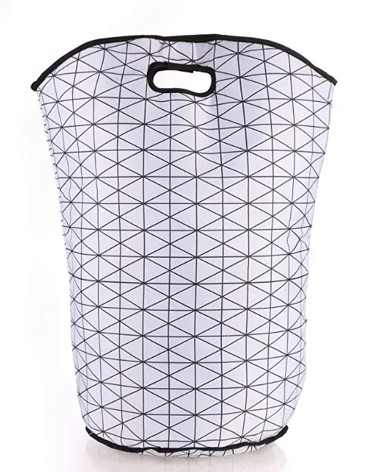 Miamour Fabric Laundry Bag, 20 litres, White