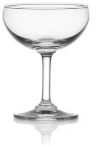 Ocean Classic Saucer Champagne Glass Set, 200ml, Set of 6, Clear