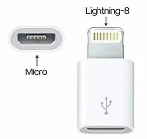 PASKMALL Micro USB to Lighting 8 pin Rs 1 amazon dealnloot