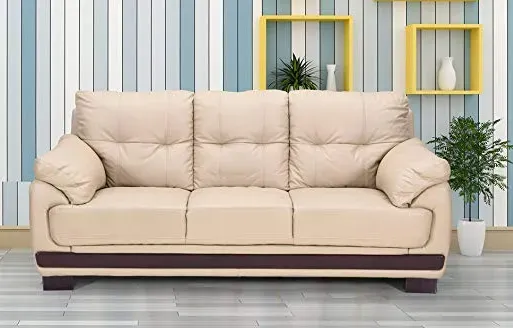 Royaloak Elton Three Seater Sofa (Beige)