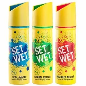 Set Wet Deodorant Spray Perfume 150ml Cool Rs 156 amazon dealnloot