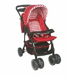 Sunbaby Divine Stroller Pram Portable with 3 Rs 3010 amazon dealnloot