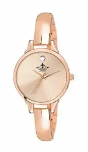 Swisso Analogue Round Dial Rosegold Plated Bracelet Rs 99 amazon dealnloot