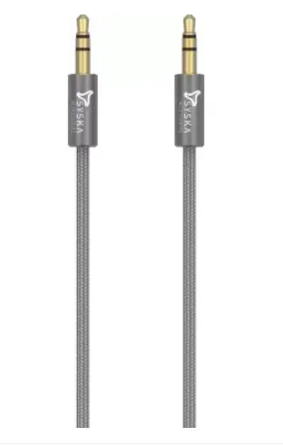 Syska CCAA60-GY 0 A 1.5 m AUX Cable 
