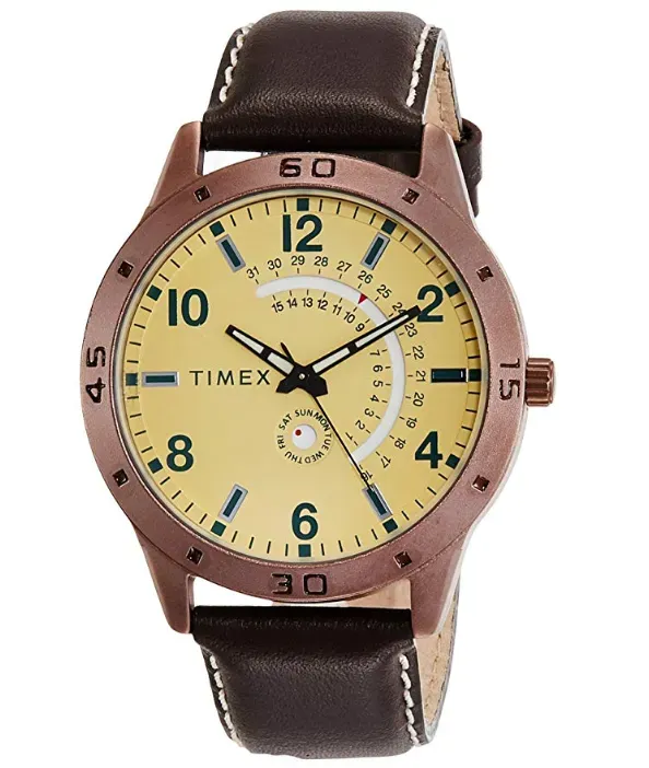 Timex Analog Beige Dial Men's Watch - TW000U930