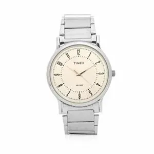 Timex Analog White Dial Men s Watch Rs 899 amazon dealnloot