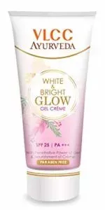 VLCC Ayurveda White and Bright Glow Gel Rs 39 amazon dealnloot