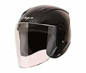 Vega Lark Open Face Helmet Black M Rs 658 amazon dealnloot