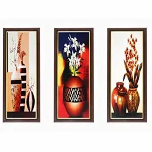 Wens Special Flowers with Pot MDF Wall Rs 194 amazon dealnloot