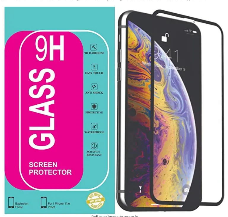 YIJUN Edge to Edge Tempered Glass Screen Protector for Apple iPhone 11