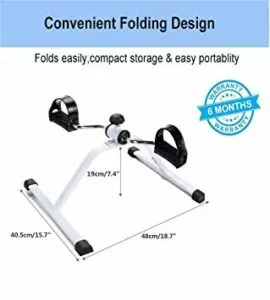YOZO Mini Fitness Cycle Foot Pedal Exerciser Rs 899 amazon dealnloot