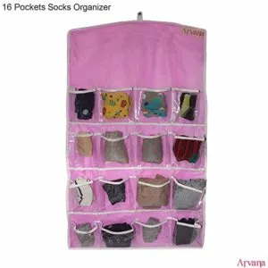 ARVANA Hanging Closet Organizer for Socks Storage Rs 24 amazon dealnloot