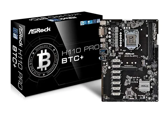 ASRock H110 PRO BTC + Motherboard for Desktop