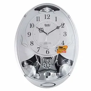 Ajanta Musical Oval Plastic Wall Clock 400 Rs 576 amazon dealnloot