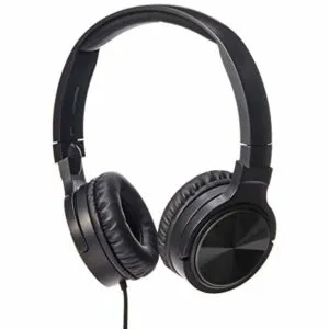 AmazonBasics Lightweight On Ear Headphones Black Rs 499 amazon dealnloot