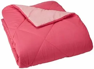 AmazonBasics Reversible Microfiber Comforter Full Queen Pink Rs 649 amazon dealnloot