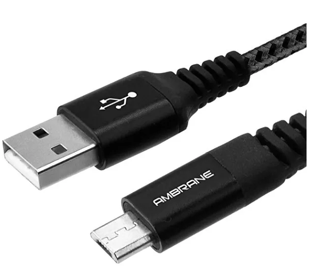 Ambrane Unbreakable 3A Fast Charging Braided Micro USB Cable