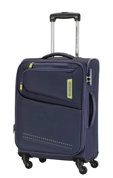 American Tourister Denton Polyester 80 cms Blue Softsided Check-in Luggage