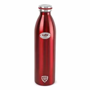 Cello Campa Stainless Steel Flask 800ml Red Rs 496 amazon dealnloot
