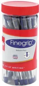 Cello Finegrip Jar Blue Ball Pen Pack Rs 99 flipkart dealnloot