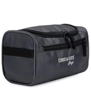 Chris Kate Grey Polyester Hanging Toiletry Bag Rs 99 amazon dealnloot