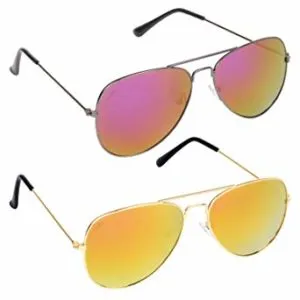 Criba Gradient Goggle Unisex Sunglasses red mer Rs 100 amazon dealnloot