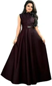 Crissy Satin Blend Semi Stitched Flared A Rs 249 flipkart dealnloot