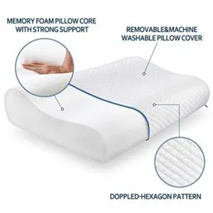 Cusiony Memory Foam Pillow Standard Size Neck Rs 99 amazon dealnloot