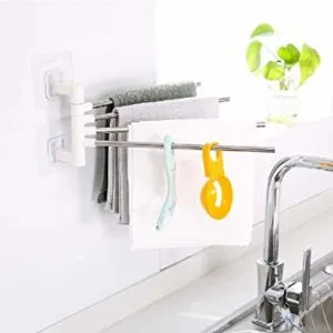 DHRUVSTAR 4 Bar Stainless Steel Towel Rack Rs 249 amazon dealnloot