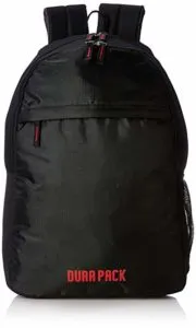 DURAPACK City 22 Ltrs Black Casual Backpack Rs 279 amazon dealnloot