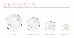 Diva From La Opala Quadra Dewdrops Opalware Rs 1580 amazon dealnloot