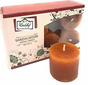 Ein Sof Fragranced Votive Candles Sandalwood Set Rs 155 amazon dealnloot