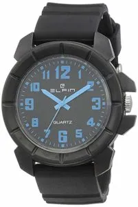 Elfin Analog Black Dial Men s Watch Rs 198 amazon dealnloot