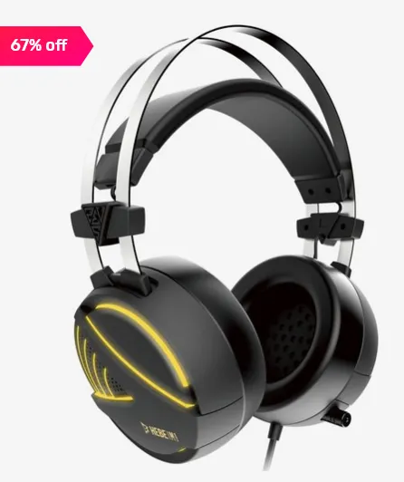 Gamdias Hebe M1 RGB Gaming Over the Ear Headset with Mic (Black) at Rs.1994