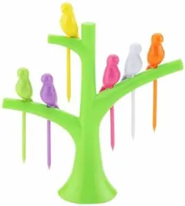Garbnoire Plastic Fruit Fork Salad Fork Baby Rs 19 flipkart dealnloot