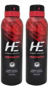 HE Innovator Perfume Body Spray - For Men  (300 ml, Pack of 2)