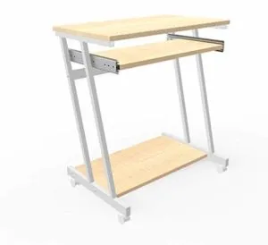 InnoFur Trapezi PC Desk Beige with Castor Rs 1999 amazon dealnloot