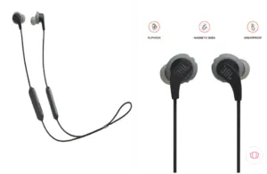 JBL Black Endurance Run BT Sweat proof Wireless In-Ear Sport Headphones