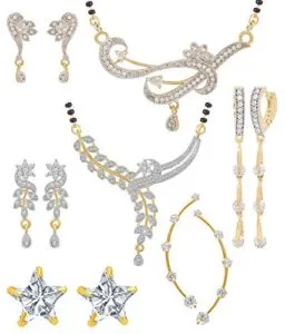 Jewels Galaxy Wedding Collection of 2 Mangalsutra Rs 199 amazon dealnloot