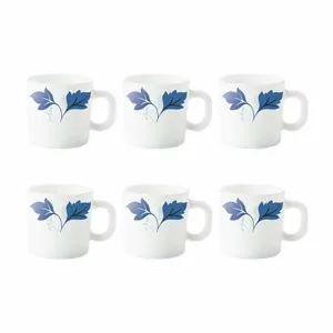Larah by Borosil Ageria Opalware Cup Set Rs 147 amazon dealnloot